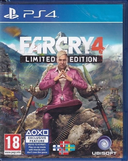 Far Cry 4 Limited Edition - PS4 Spil (A Grade) (Genbrug)